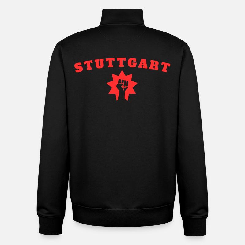 Stuttgart - Unisex Organic Zip Sweatshirt by Stanley/Stella - black
