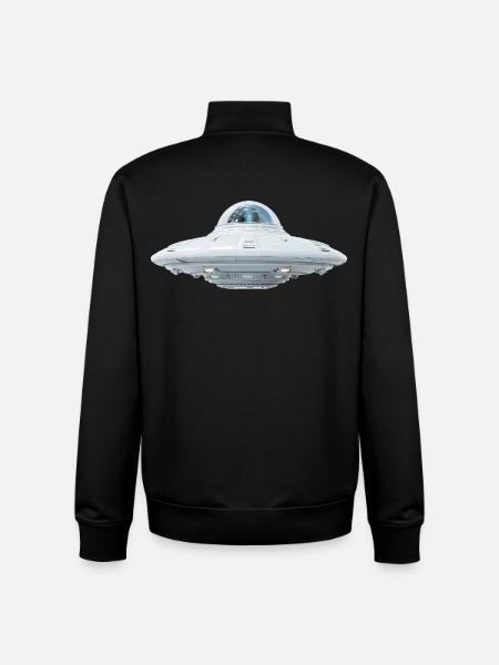 UFO - Unisex Organic Zip Sweatshirt by Stanley/Stella - black
