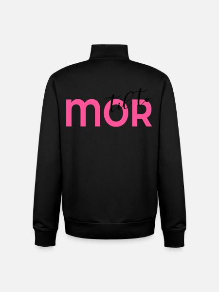 Mother of two - Unisex Organic Zip Sweatshirt by Stanley/Stella - black