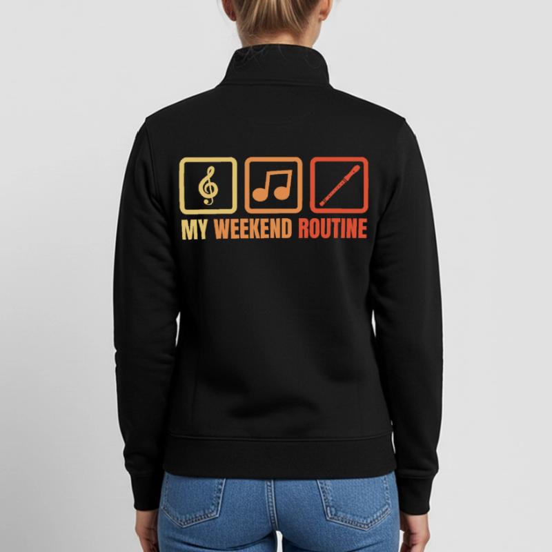 Flutists Weekend Program Unisex Organic Zip Sweatshirt by Stanley/Stella