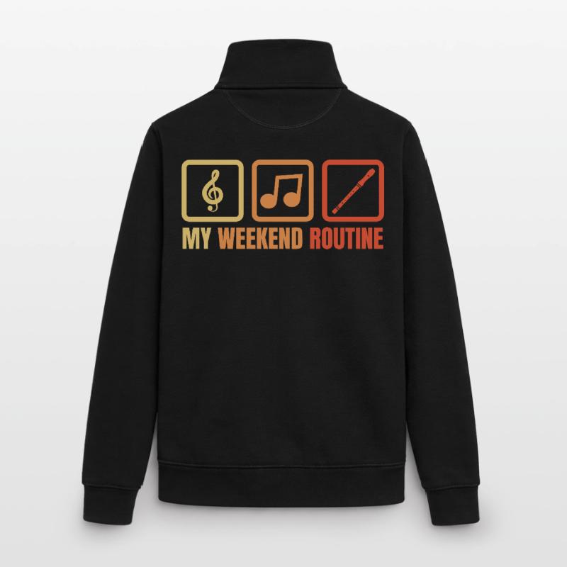 Flutists Weekend Program Unisex Organic Zip Sweatshirt by Stanley/Stella