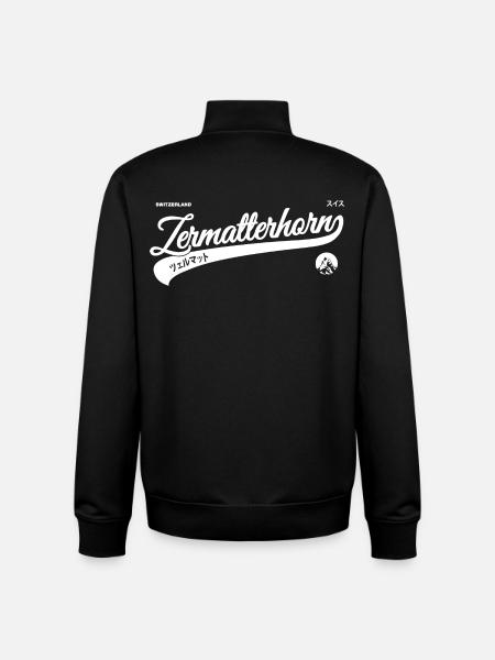 ZERMATTERHORN - Unisex Organic Zip Sweatshirt von Stanley/Stella - Schwarz