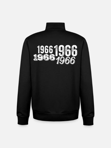 1966 - Unisex Organic Zip Sweatshirt von Stanley/Stella - Schwarz