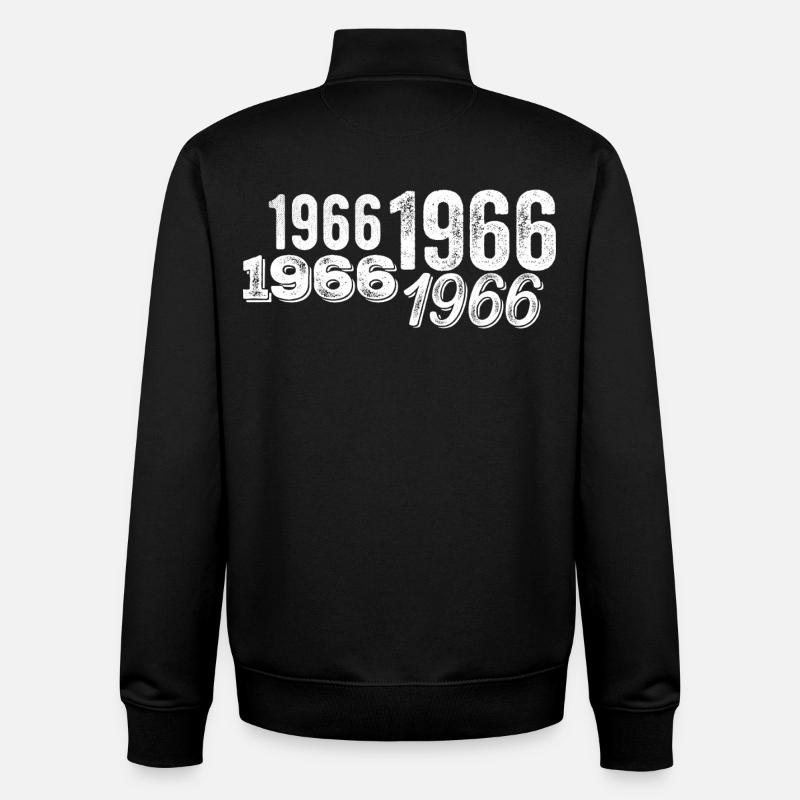 1966 - Unisex Organic Zip Sweatshirt by Stanley/Stella - black