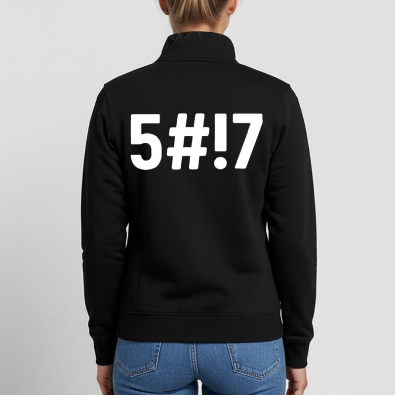 Scheißcode Unisex Organic Zip Sweatshirt von Stanley/Stella