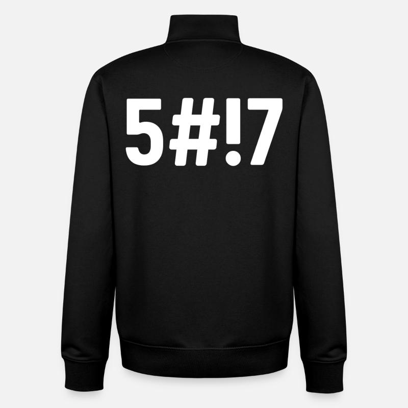 Scheißcode - Unisex Organic Zip Sweatshirt von Stanley/Stella - Schwarz