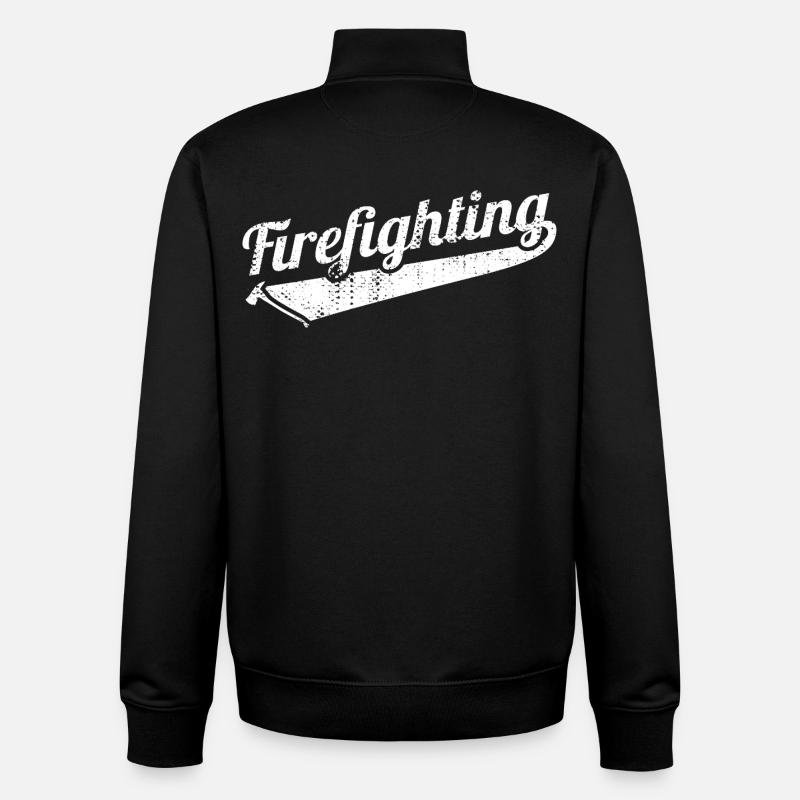 Brandbekämpfer - Unisex Organic Zip Sweatshirt von Stanley/Stella - Schwarz