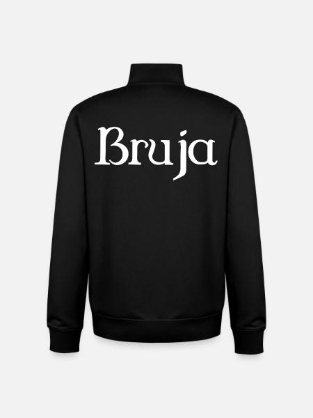 Bruja Witch Halloween - Unisex Organic Zip Sweatshirt by Stanley/Stella - black