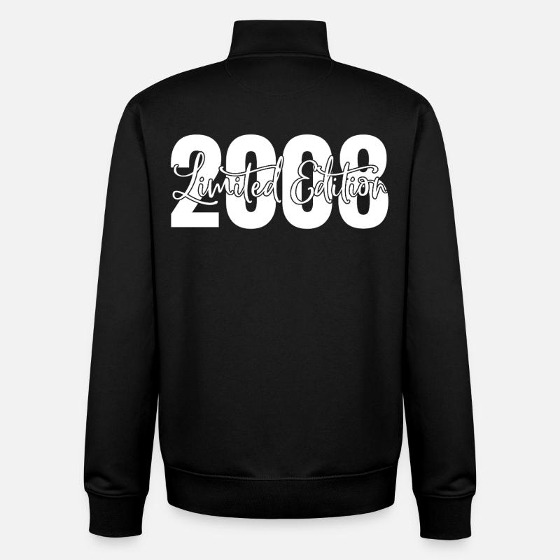 Limited edition 2008 - Unisex Organic Zip Sweatshirt von Stanley/Stella - Schwarz