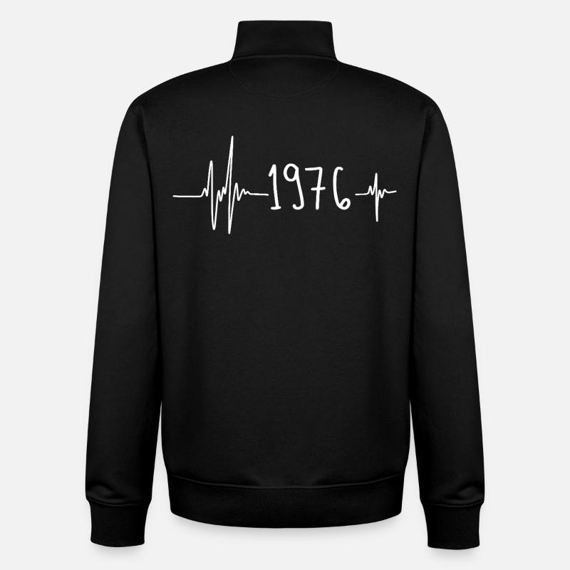 1976 - Unisex Organic Zip Sweatshirt von Stanley/Stella - Schwarz