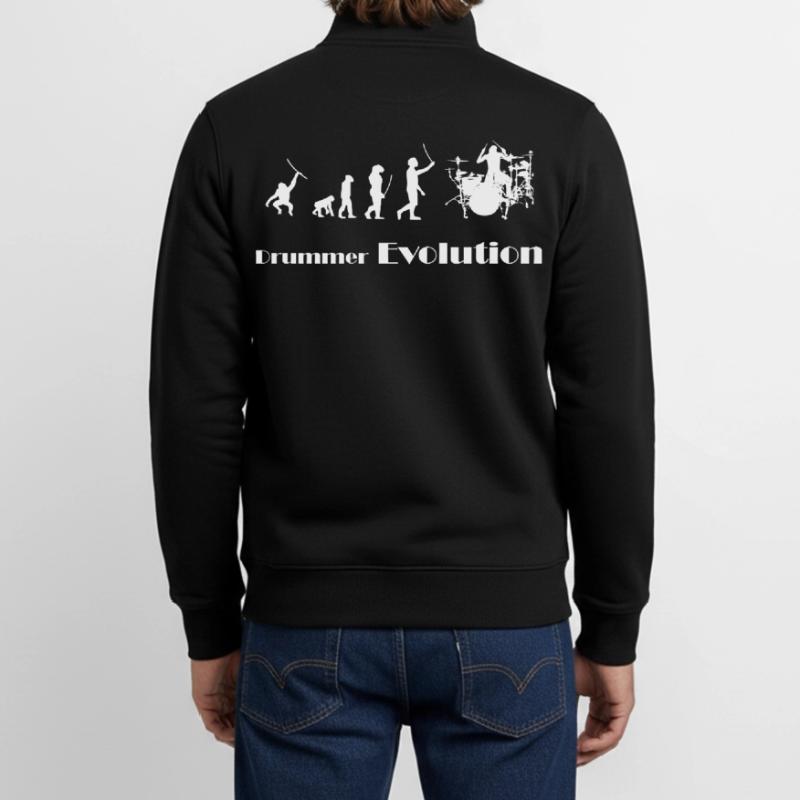 Batteur évolution Sweat zippé unisexe en coton bio Stanley/Stella