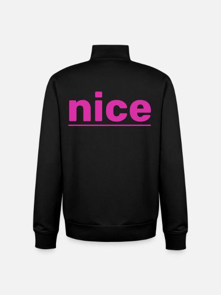 gentil - Sweat zippé unisexe en coton bio Stanley/Stella - noir
