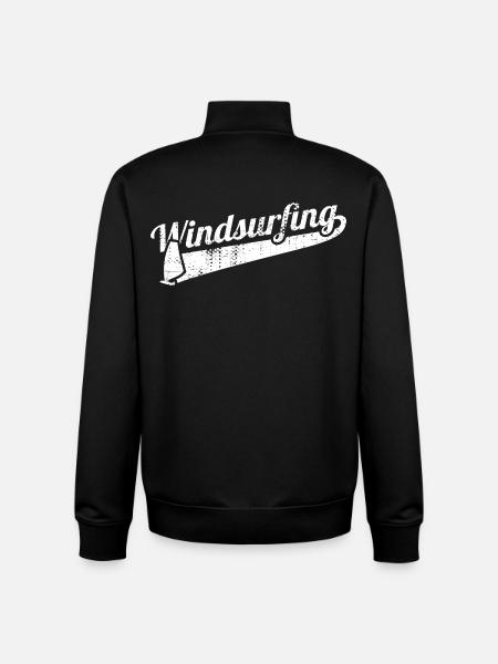 Windsurfing - Unisex Organic Zip Sweatshirt by Stanley/Stella - black