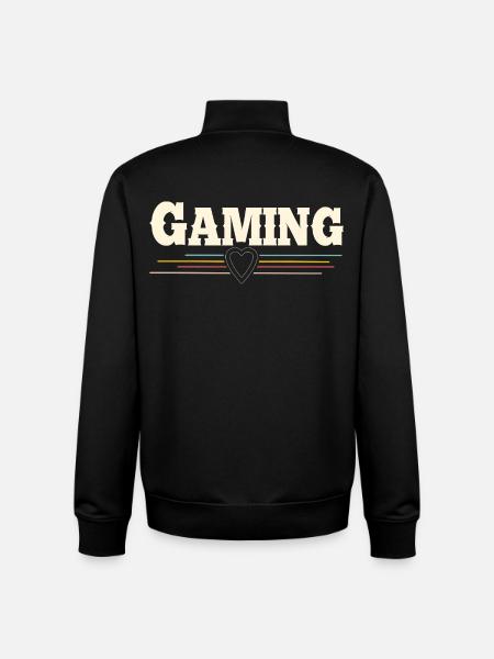Gaming - Unisex Organic Zip Sweatshirt by Stanley/Stella - black