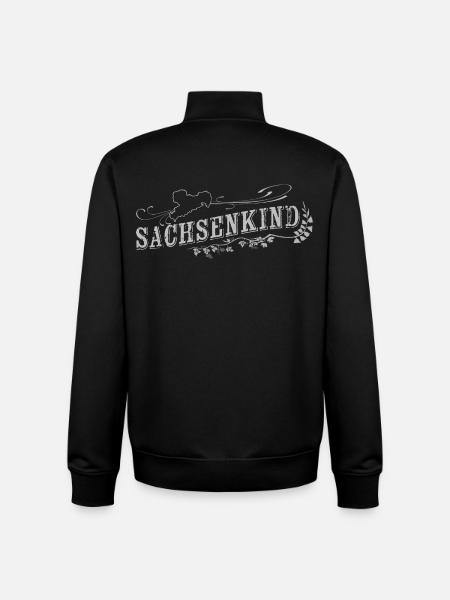 Sachsenkind - Sachsen - Unisex Organic Zip Sweatshirt von Stanley/Stella - Schwarz