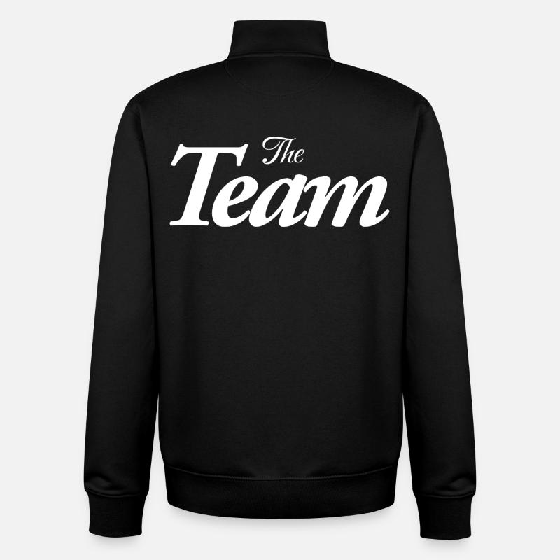 L’équipe - Sweat zippé unisexe en coton bio Stanley/Stella - noir