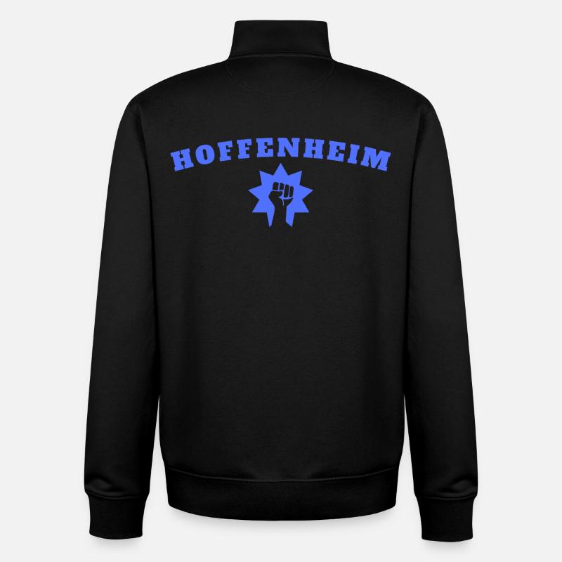 Hoffenheim - Sweat zippé unisexe en coton bio Stanley/Stella - noir