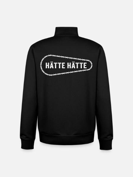 Hätte Hätte Fahrradkette - Unisex Organic Zip Sweatshirt von Stanley/Stella - Schwarz