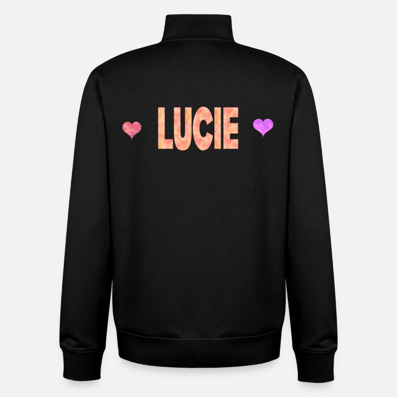 Lucie - Sweat zippé unisexe en coton bio Stanley/Stella - noir
