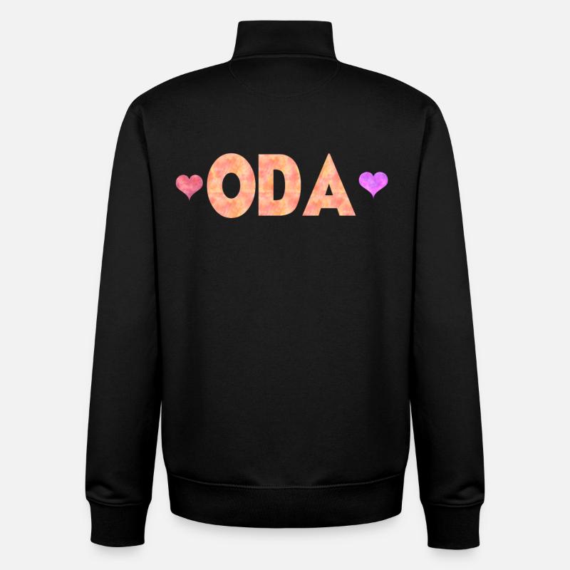 Oda - Sweat zippé unisexe en coton bio Stanley/Stella - noir