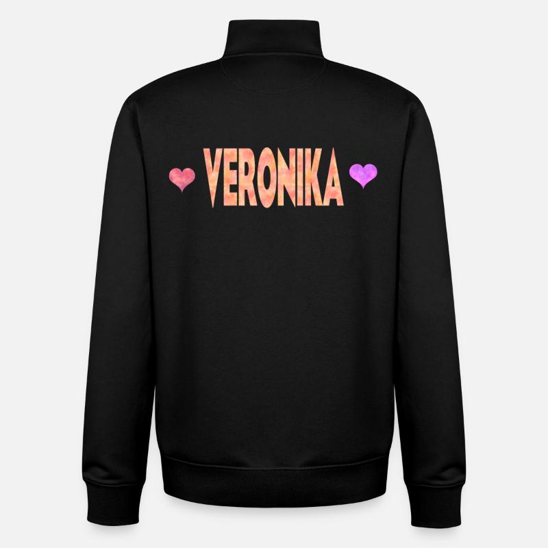 Veronika - Unisex Organic Zip Sweatshirt von Stanley/Stella - Schwarz