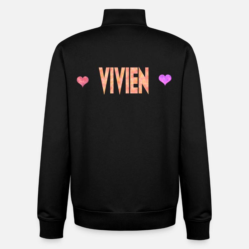 Vivien - Unisex Organic Zip Sweatshirt von Stanley/Stella - Schwarz