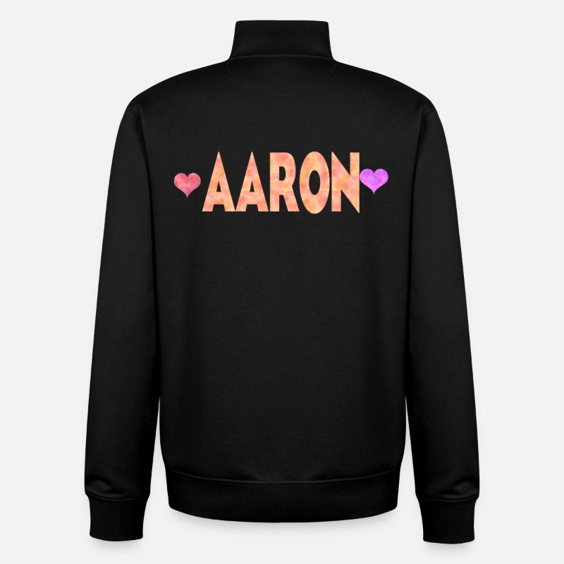Aaron - Unisex Organic Zip Sweatshirt by Stanley/Stella - black