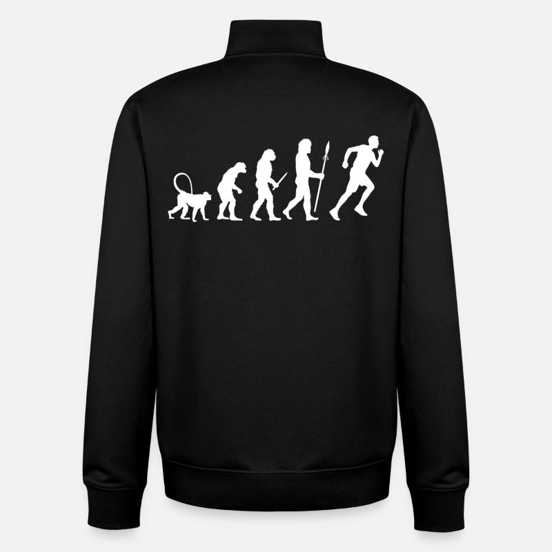 Jogger Evolution - Unisex Organic Zip Sweatshirt by Stanley/Stella - black