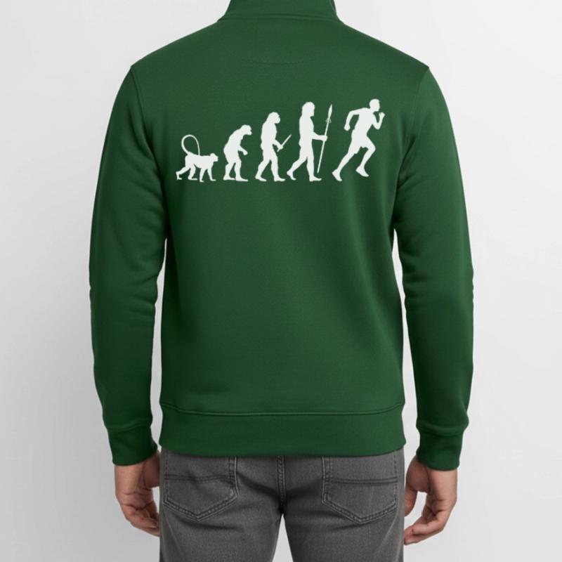 Jogger Evolution Unisex Organic Zip Sweatshirt by Stanley/Stella