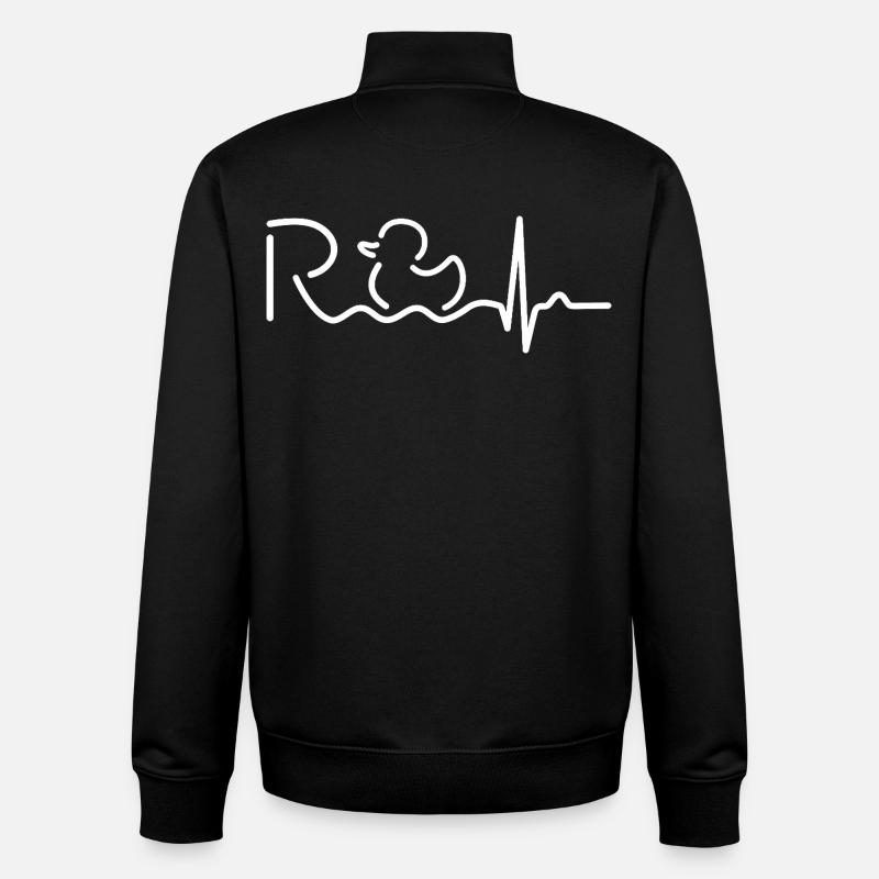 Finally Pension - Retirement - Pension - Unisex Organic Zip Sweatshirt by Stanley/Stella - black
