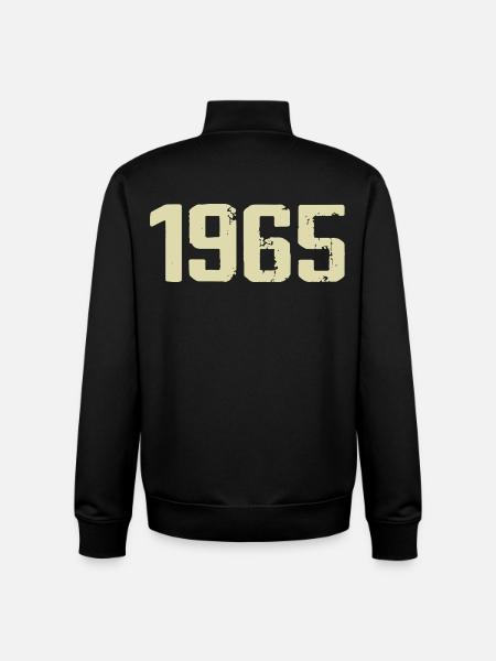 Jubilee 1965 - Unisex Organic Zip Sweatshirt by Stanley/Stella - black