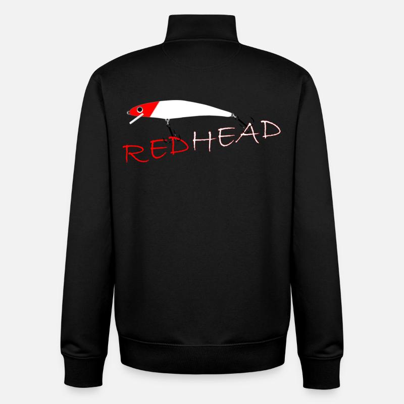 Redhead - Unisex Organic Zip Sweatshirt von Stanley/Stella - Schwarz