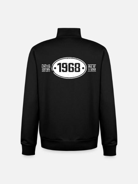 1968 Birthday 1968 - Unisex Organic Zip Sweatshirt by Stanley/Stella - black