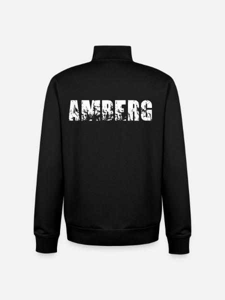 Amberg - Unisex Organic Zip Sweatshirt von Stanley/Stella - Schwarz