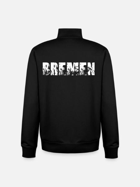 Bremen - Unisex Organic Zip Sweatshirt von Stanley/Stella - Schwarz