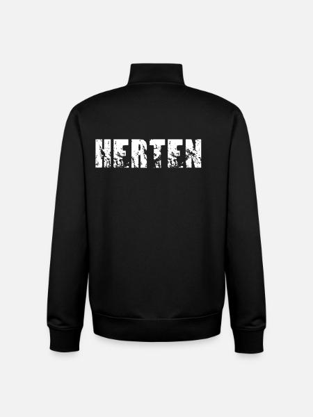 Herten - Unisex Organic Zip Sweatshirt von Stanley/Stella - Schwarz