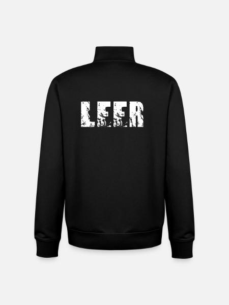 Leer - Unisex Organic Zip Sweatshirt von Stanley/Stella - Schwarz