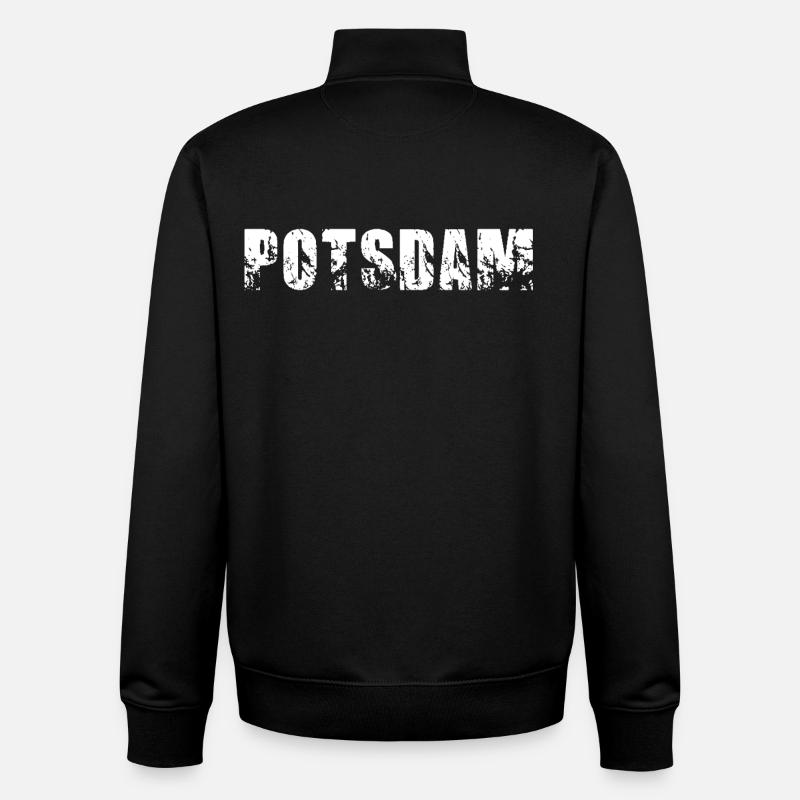 Potsdam - Unisex Organic Zip Sweatshirt von Stanley/Stella - Schwarz