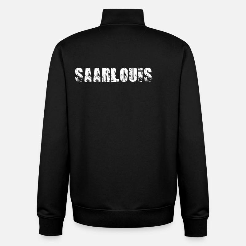 Saarlouis - Unisex Organic Zip Sweatshirt von Stanley/Stella - Schwarz