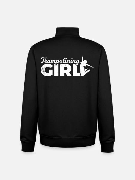 Trampoline jumper - Unisex Organic Zip Sweatshirt by Stanley/Stella - black