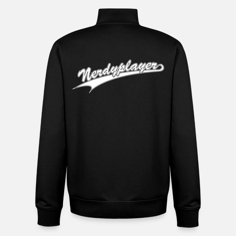 NERDY pour toujours - Nerdyplayer - Sweat zippé unisexe en coton bio Stanley/Stella - noir