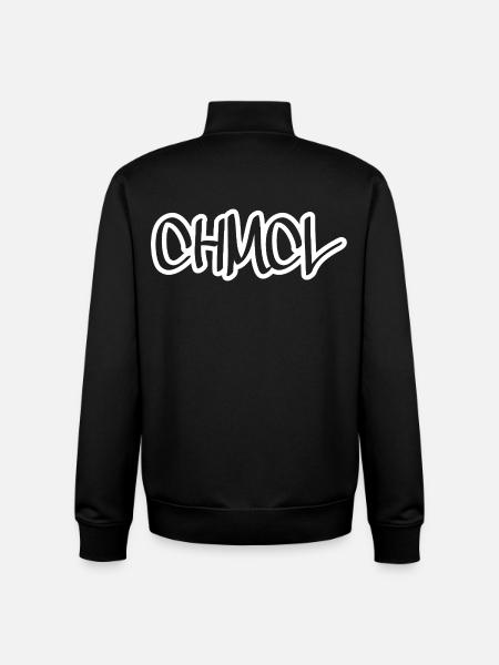 Abstraktes Farbenspiel Design - Unisex Organic Zip Sweatshirt von Stanley/Stella - Schwarz