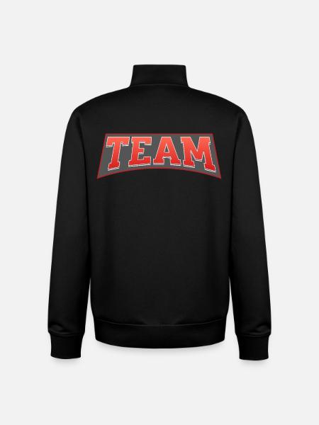 Équipe - Sweat zippé unisexe en coton bio Stanley/Stella - noir