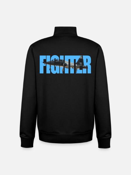 Fighter T-38 Talon - Unisex Organic Zip Sweatshirt by Stanley/Stella - black