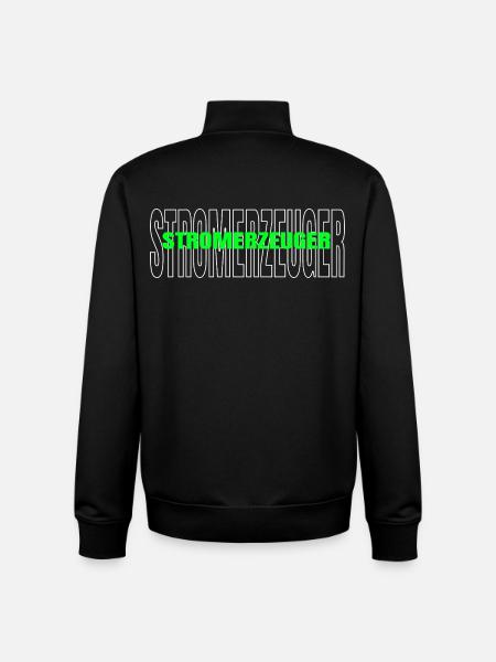 Power Generators Sustainable Power Generation - Unisex Organic Zip Sweatshirt by Stanley/Stella - black
