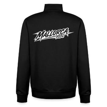 Mallorca 2026  - Unisex Organic Zip Sweatshirt von Stanley/Stella - Schwarz - Hinten - AI Model Male 185 light (185cm)