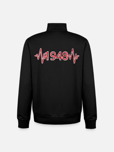 Köln Herzschlag - Unisex Organic Zip Sweatshirt von Stanley/Stella - Schwarz