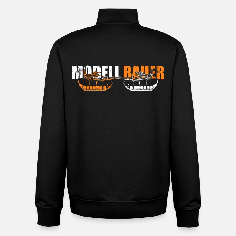 Modellbauer - Unisex Organic Zip Sweatshirt von Stanley/Stella - Schwarz