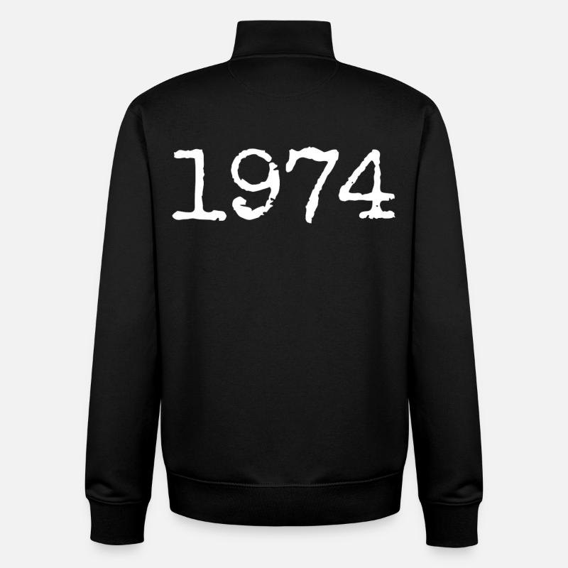 Legendär seit 1974 - Unisex Organic Zip Sweatshirt von Stanley/Stella - Schwarz