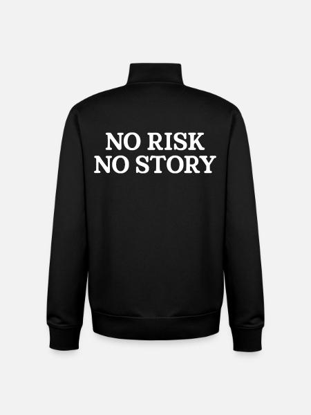 Pas de risque, pas d’histoire - Sweat zippé unisexe en coton bio Stanley/Stella - noir